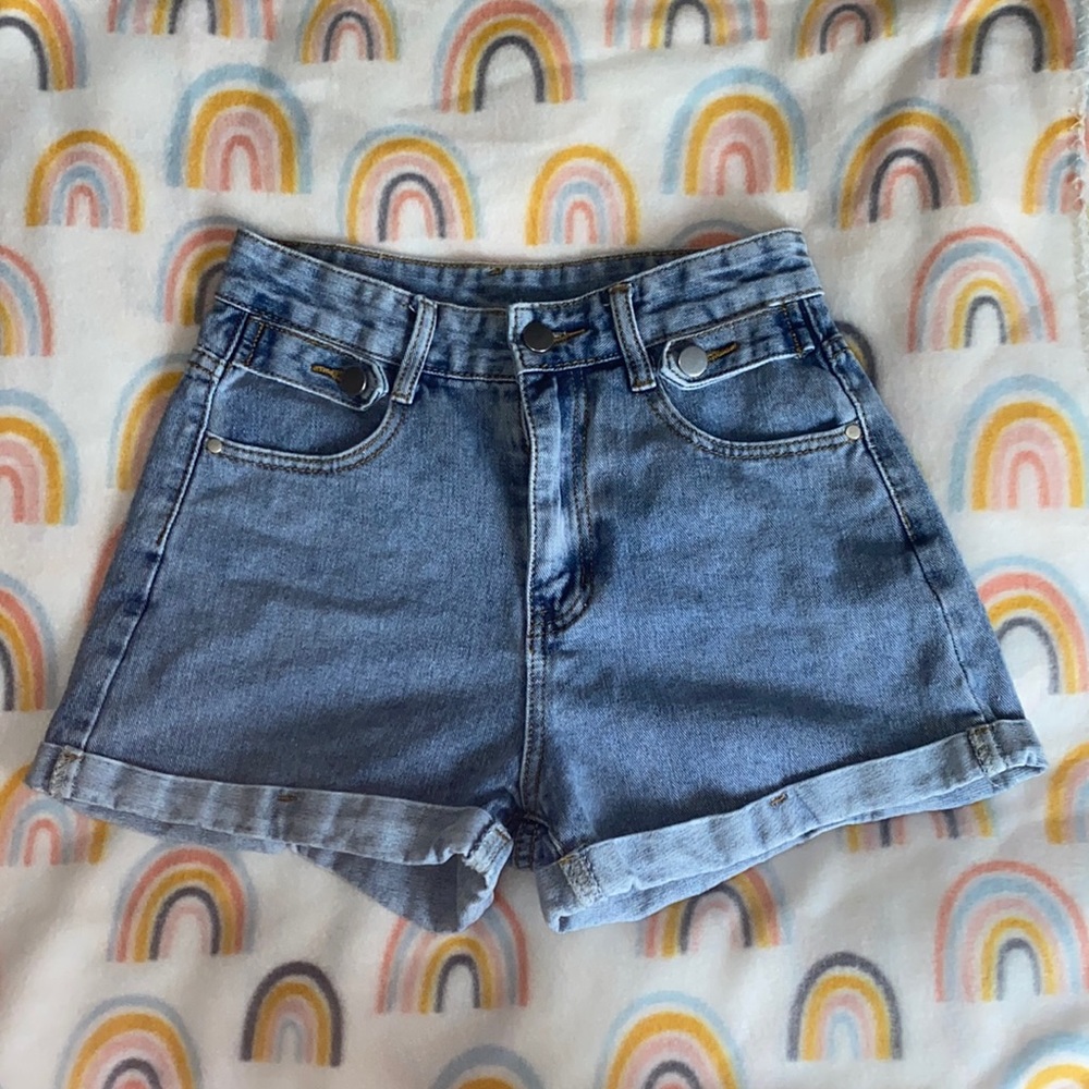 Shein denim shorts